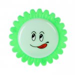 Ночник пластик от сети "Цветы на цветке" МИКС 7,5х7,5х2,7 см