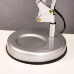 Лампа настольная 810B "Деко, серебро" E27 40W