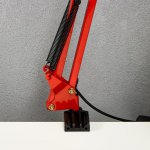 Лампа настольная на шарнире 800 "Крус, красная" E27 40W