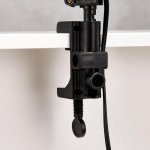 Лампа настольная на шарнире 800 "Крус, красная" E27 40W