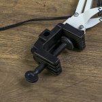 Лампа настольная на шарнире 800 "Крус, белая" E27 40W