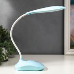 Лампа настольная LED 20 диодов "Электро" сенсор, 3 режима, USB, АКБ 27х12х10 см МИКС