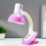 Светильник на прищепке "Бабочка" 40W E27 розовый 10x14x40 см