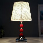 Лампа настольная "Жемчужные шары" Е27 40W 220В 34х23х23 см  МИКС
