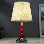 Лампа настольная "Жемчужные шары" Е27 40W 220В 34х23х23 см  МИКС