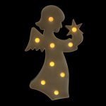 Ночник пластик от батареек 2АА "Ангел" МИКС 28х17,5х2,8 см