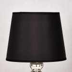 Лампа настольная с абажуром "Грация" серебро 220V 25 Вт E14 47,5х23,5х23,5 см