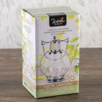 Ночник "Лампа" LED 1хCR2032 черный 10х7х13см