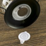 Ночник "Лампа" LED 1хCR2032 черный 10х7х13см