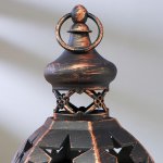 Ночник "Восточный фонарь" LED 3хААА черный 16х18,5х41,5см