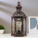 Ночник "Восточный фонарь" LED 3хААА черный 16х18,5х41,5см