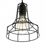 Подвес "Кубок" 1х60Вт Е27 черный 18х18х21см