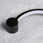 Бра "Изгиб" 38Вт LED 4000К черный 82х2х42см