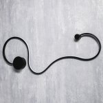 Бра "Изгиб" 38Вт LED 4000К черный 82х2х42см