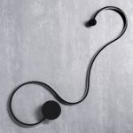 Бра "Изгиб" 38Вт LED 4000К черный 82х2х42см