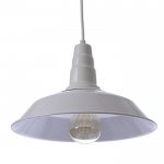 Светильник подвесной "Люк" белый 1х40Вт Е27 27х27х19см