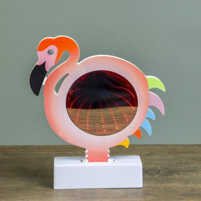 Ночник бесконечность Ночник бесконечность "Фламинго" LEDх15 от 3ААА МИКС 18,5х17х4,5 см