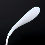 Лампа настольная сенсор 3 режима LEDх14 "Капля" синяя USB 42х12,5х10 см