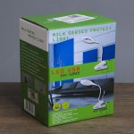 Лампа настольная прищепка сенсор 3 режима LEDх14 "Золотая полоса" лупа USB, 3ААА 44х15х6 см