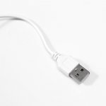 Лампа настольная прищепка сенсор 3 режима LEDх14 "Золотая полоса" лупа USB, 3ААА 44х15х6 см