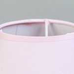 Лампа настольная Е14 25W "Спираль розовая" 17х17х26 см