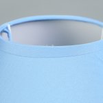 Лампа настольная Е14 25W "Гармонь синяя" 17х17х26 см