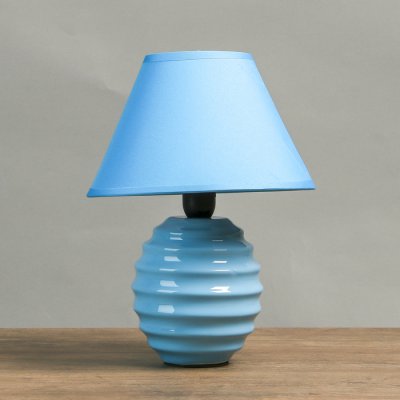 Лампа настольная Е14 25W Лампа настольная Е14 25W "Гармонь синяя" 17х17х26 см