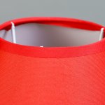 Лампа настольная Е14 25W Шар красный"" 17х17х24 см