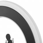 Бра "Друзья на веки" LEDx90 черная 22х3,8х22 см