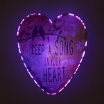 Ночник пластик "Цветочное сердце" от 3хLR44  МИКС 7,5х2,8х8,5 см