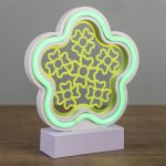 Ночник "Цветок" 3AAA диодная лента МИКС 5х17х19,5 см