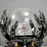 Плазменный шар полистоун "Страшилка" от 220В 14х13,5х17,5 см