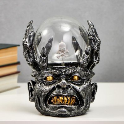 Плазменный шар полистоун Плазменный шар полистоун "Страшилка" от 220В 14х13,5х17,5 см