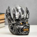 Плазменный шар полистоун "Страшилка" от 220В 14х13,5х17,5 см