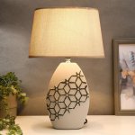 Лампа настольная с абажуром Е14 40Вт 220В "Молекулы" 27х18х41см