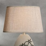 Лампа настольная с абажуром Е14 40Вт 220В "Молекулы" 27х18х41см