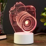 Светильник "Фотоаппарат" LED RGB от сети 9,5х12х17см