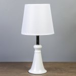 Лампа настольная "Гелла" 1х40Вт Е27 220В белый 19х19х43 см
