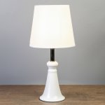 Лампа настольная "Гелла" 1х40Вт Е27 220В белый 19х19х43 см