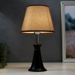 Лампа настольная "Гелла" 1х40Вт Е27 220В черный 19х19х43 см