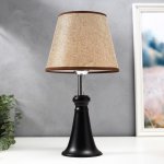 Лампа настольная "Гелла" 1х40Вт Е27 220В черный 19х19х43 см