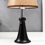 Лампа настольная "Гелла" 1х40Вт Е27 220В черный 19х19х43 см