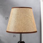 Лампа настольная "Гелла" 1х40Вт Е27 220В черный 19х19х43 см