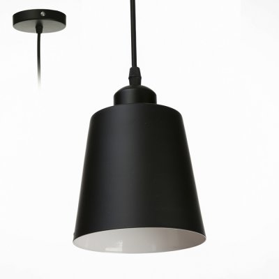 Светильник подвесной Светильник подвесной "Цилиндр" 1x40Вт E27 черный 13х13х16-96 см