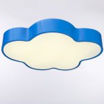 Люстра "Облачко" LED 3 режима 68Вт синий 47,5х52х8 см
