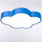 Люстра "Облачко" LED 3 режима 68Вт синий 47,5х52х8 см