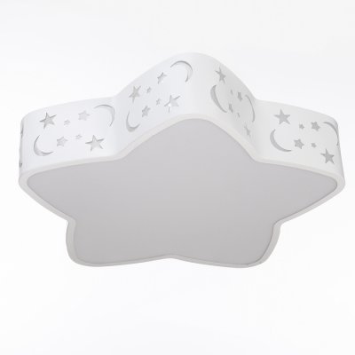 Люстра "Звездочка" LED 3 режима 48Вт белый 43х48х10 см