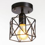 Люстра "Сеть" 1х40Вт Е27 черный 13х13х17 см