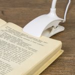 Лампа на прищепке "Змейка" 1Вт 14 LED USB белый 9х3,5х42 см