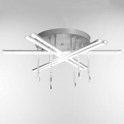 Люстра "Грань" LED 72Вт 6000К белый 59х59х13 см